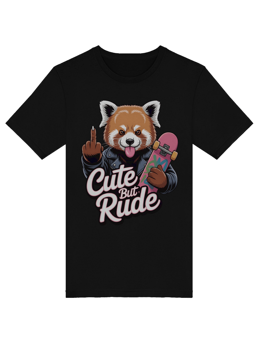 Cute But Rude Red Panda Skateboarder T-Shirt product image (41)