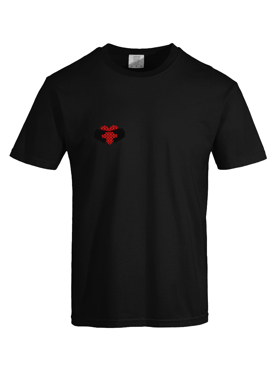 Matching Off-Road Helmet Heart (Black-Left) | Shirt product image (3)