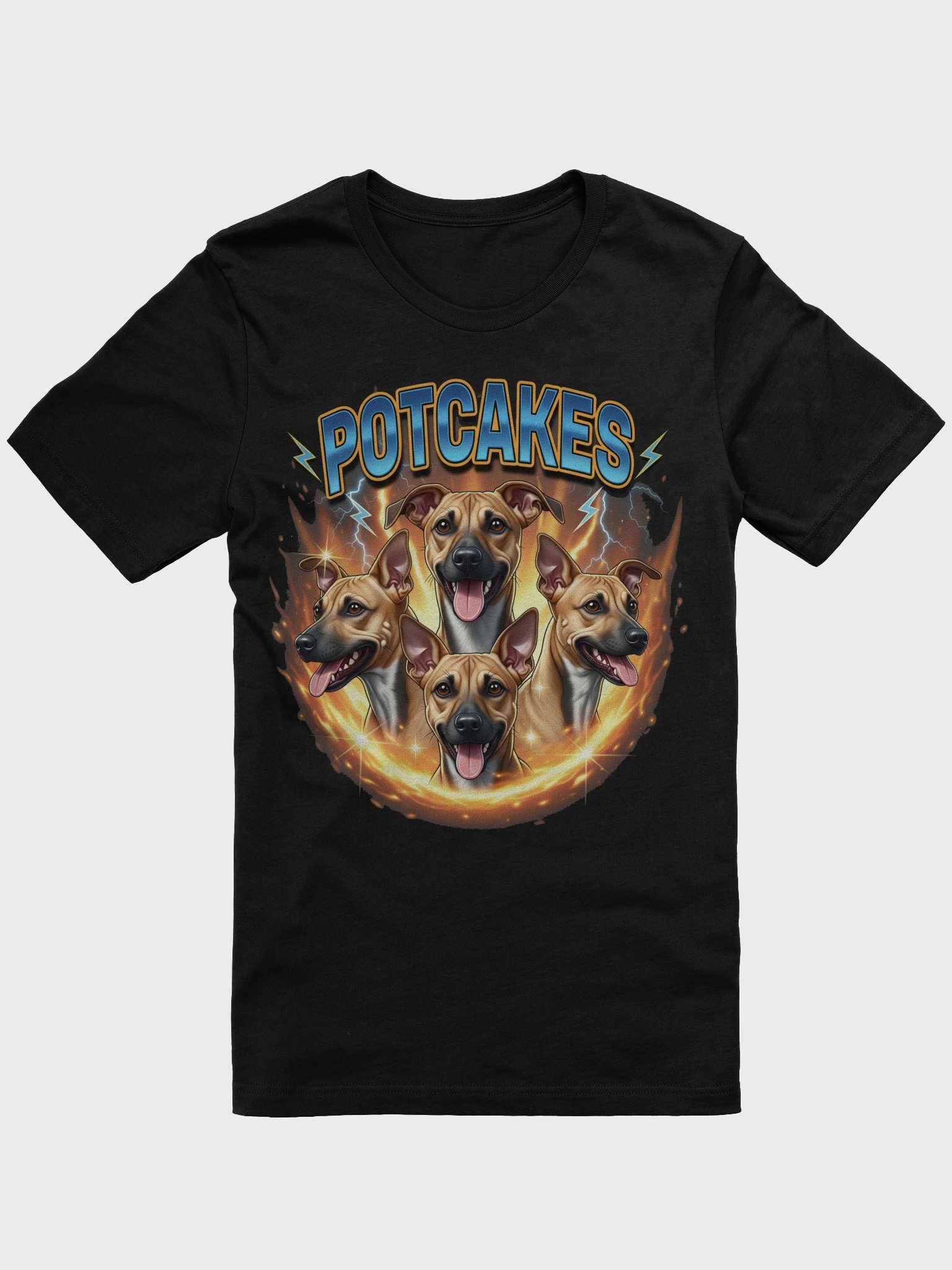 Bootleg Rap Tee Shirt- Potcake Dog Tshirt product image (1)
