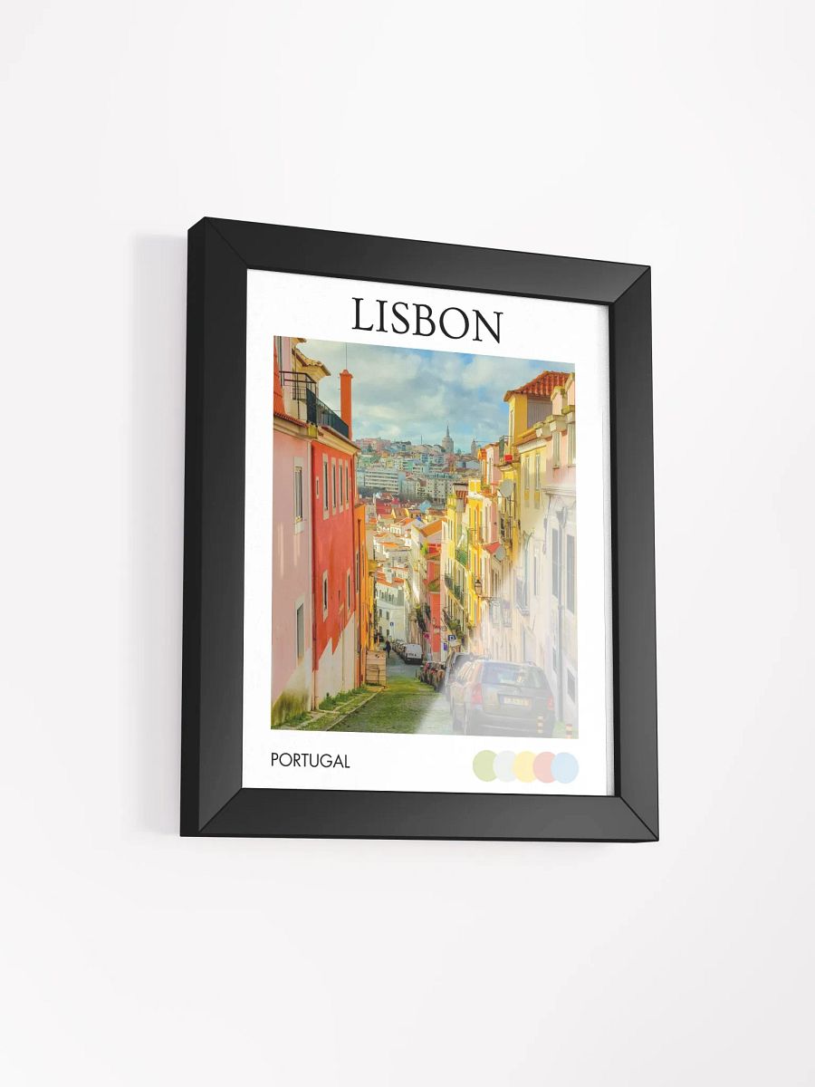 Streets of Lisbon I - Colour - Framed product image (2)