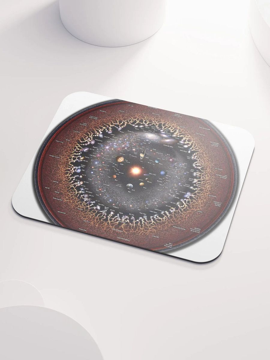 Circular Log Universe Map Mouse Pad! product image (3)