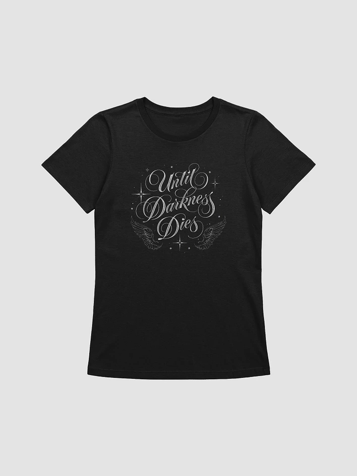 Until Darkness Dies (wings design) Bella+Canvas Women's Supersoft Relaxed-fit T-Shirt product image (1)