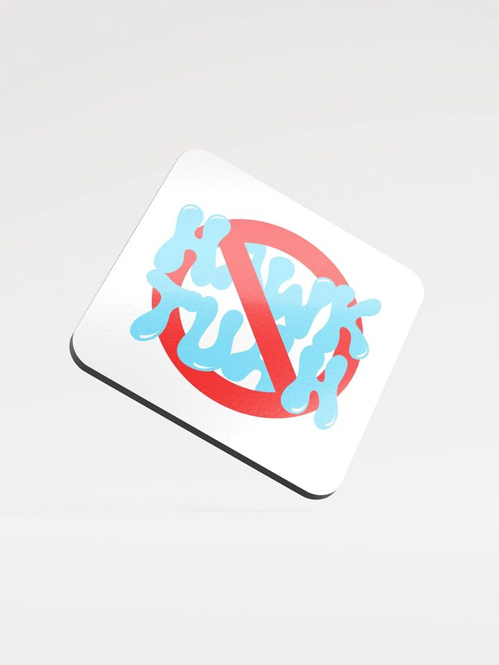 No Hawk Tuah Cork Coaster product image (1)