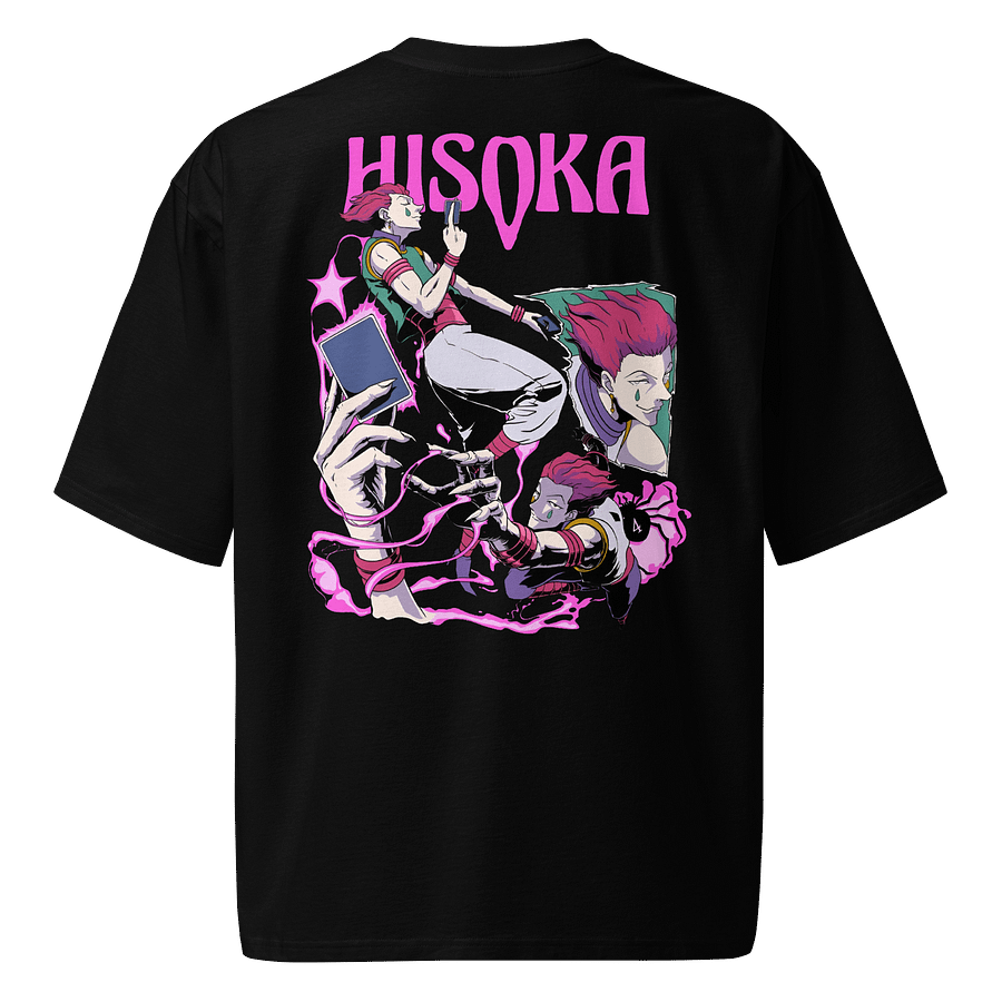 Hisoka & Hunter x Hunter Logo Heavyweight Oversized Anime T-Shirt product image (1)