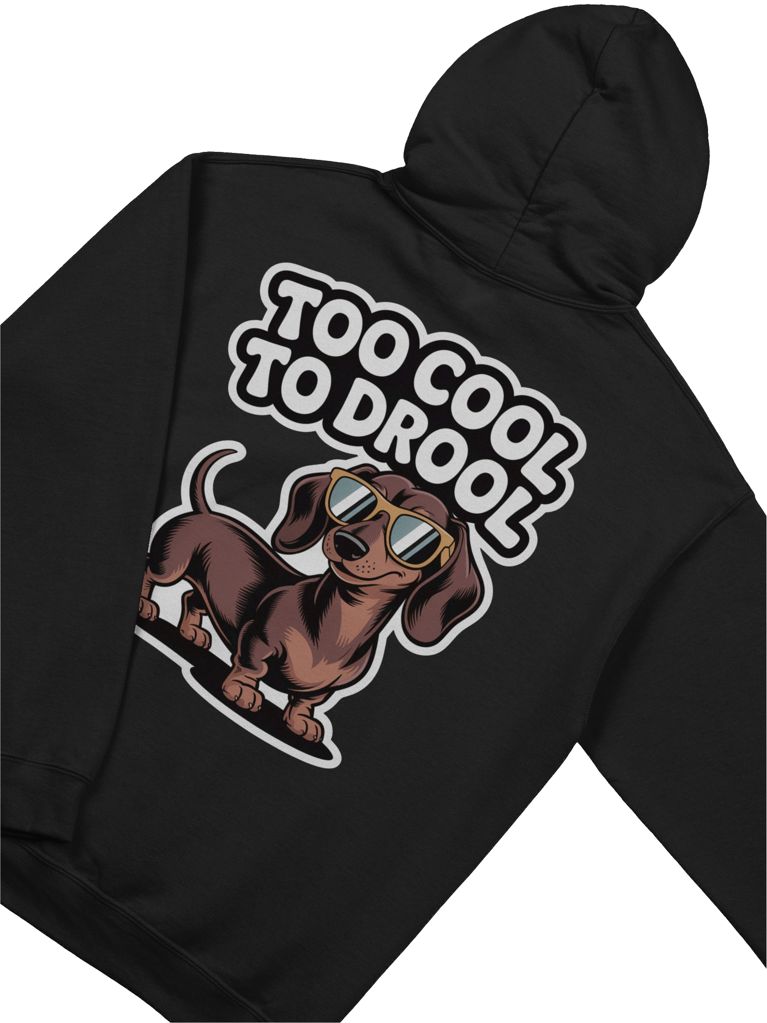 Too Cool To Drool Dachshund Hoodie product image (10)
