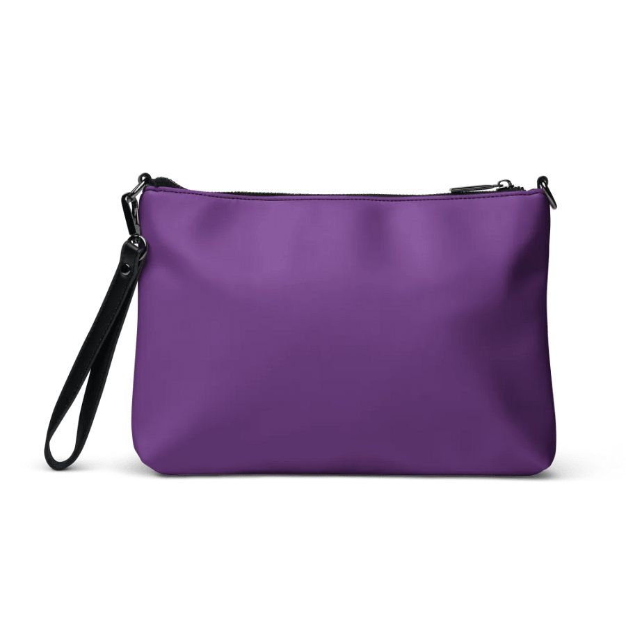 Purple Swirl Flip-Sided Faux Leather Crossbody Bag product image (3)