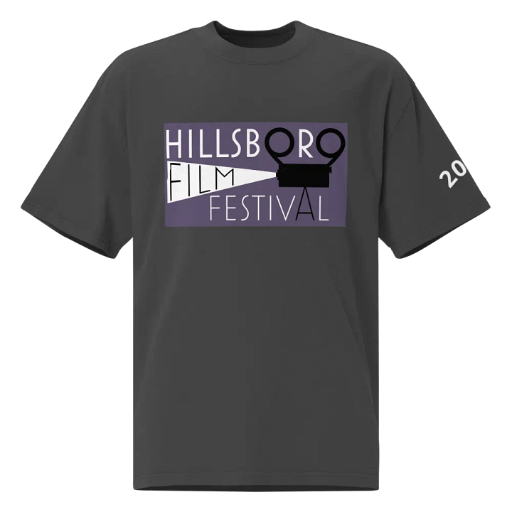 Black HFF 2025 T-shirt product image (1)