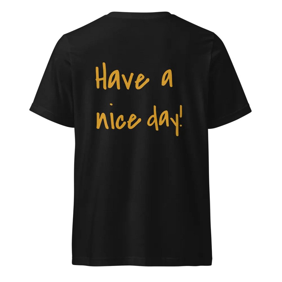 Elderly Woman and Chicken Illustration V-Neck Tee product image (3)