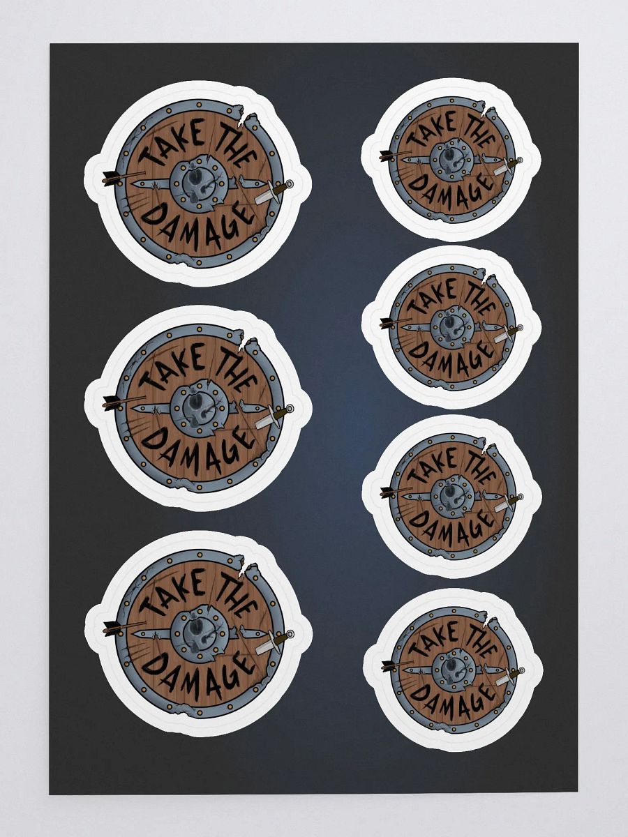 TTD Kiss Cut 6 Sticker Sheet product image (3)