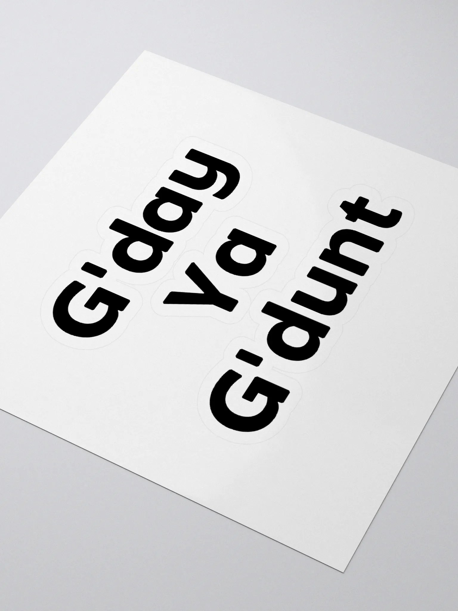G'day Ya G'dunt Stickers product image (3)