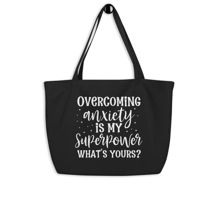 Overcoming Anxiety Is My Superpower Bag product image (8)