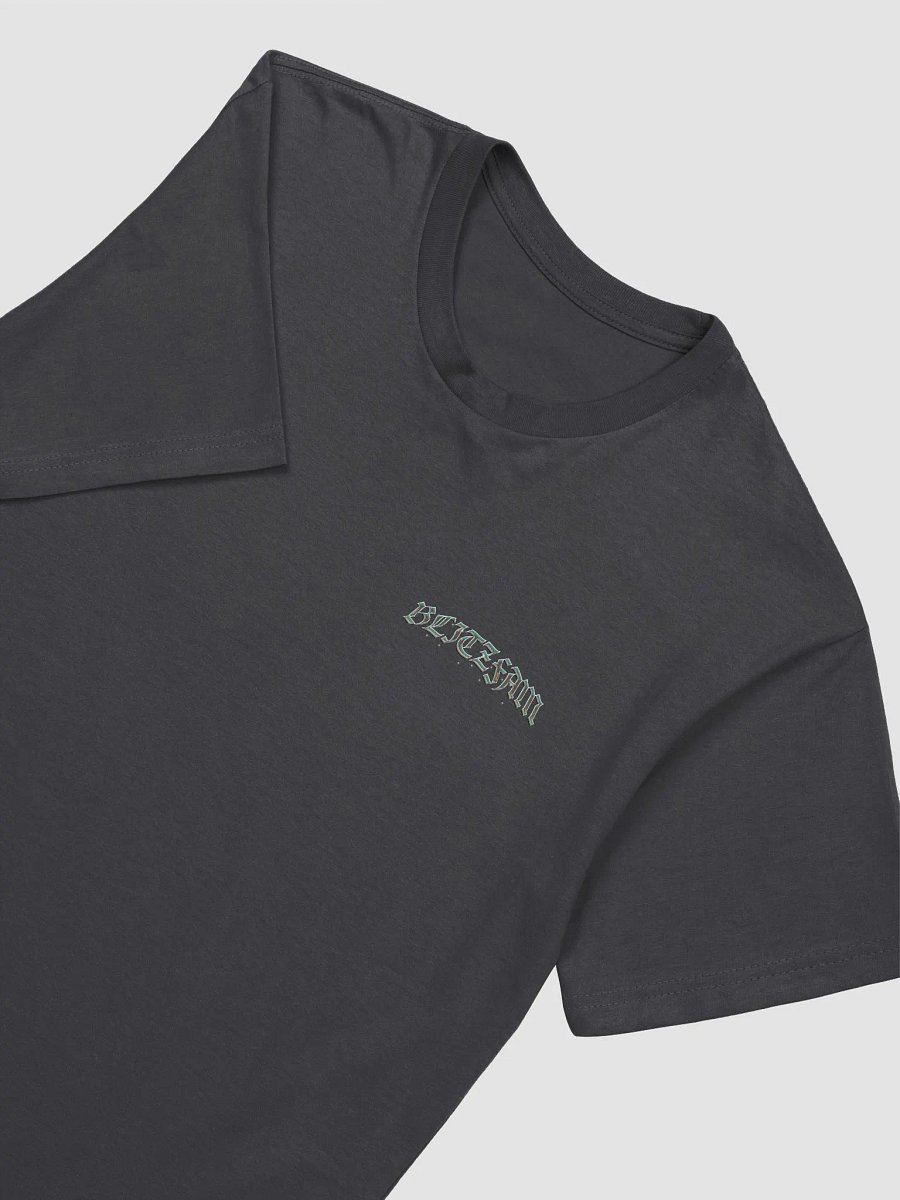 Dark grey t shirt chrome left logo product image (3)