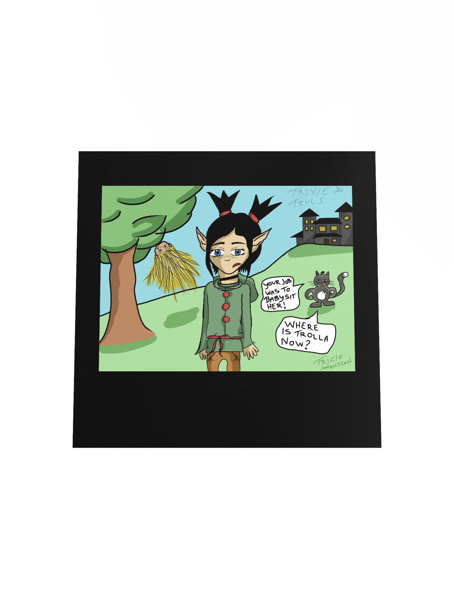 Trixie & Truls - art poster product image (4)