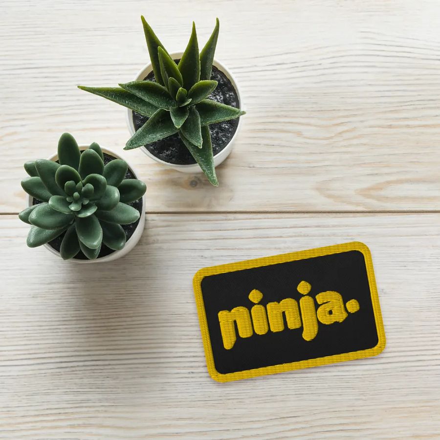 Ninja Patch: Black and Yellow product image (4)