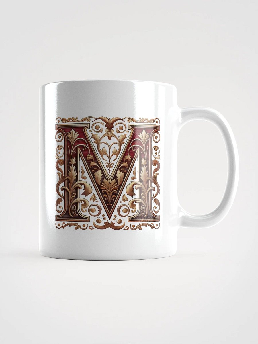 Vintage Floral Monogram Mug product image (2)