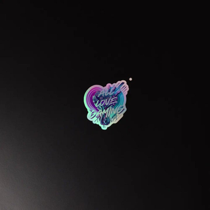 All Love Gaming Holograph Sticker product image (4)