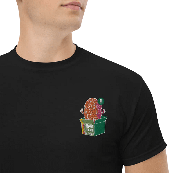 Embroidered Heavyweight Think Outside The Box Tee product image (2)