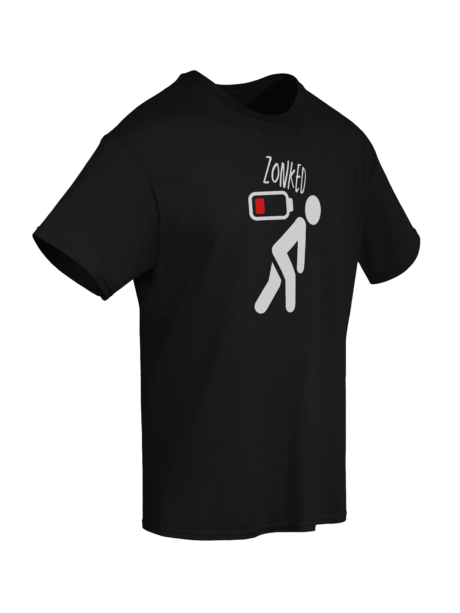 ZONKED Low Battery T-Shirt product image (87)