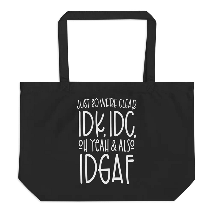 Just So We're Clear Bag product image (1)
