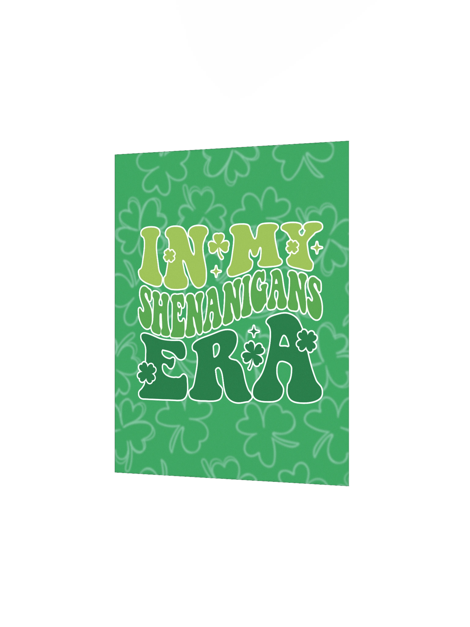 In My Shenanigans Era | Enhanced Matte Paper Poster Print ☘️ product image (2)