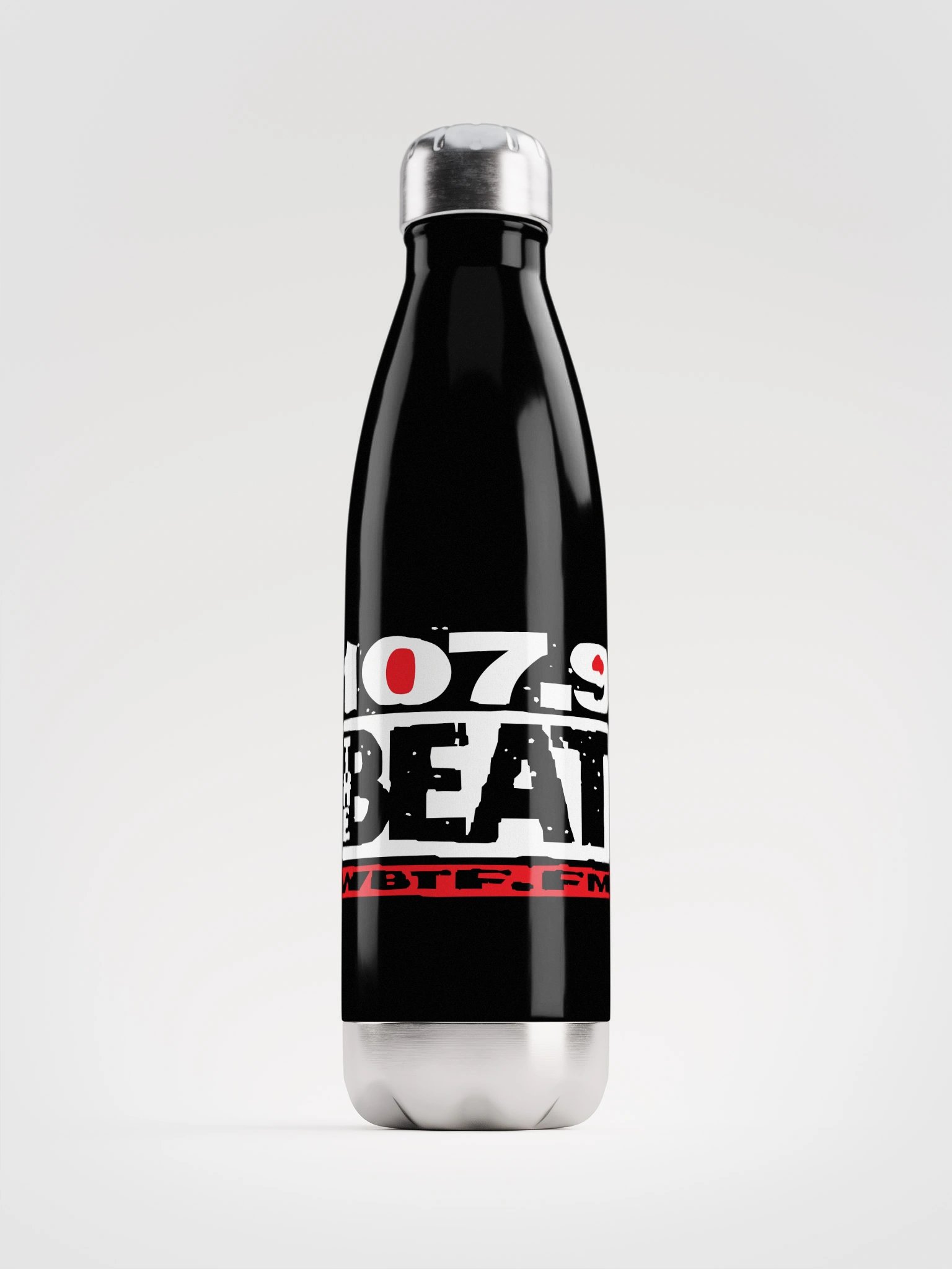 The Beat Logo Stainless Steel Water Bottle product image (1)