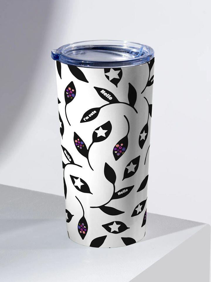 20oz Vacuum Insulated Stainless-Steel Tumbler with leak proof lid, reusable Straw, Tumbler Mug Flasks product image (2)