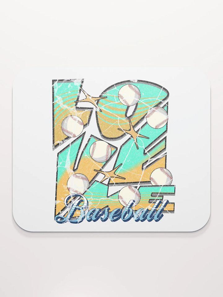 Love Me Baseball Sweet Mouse Pad product image (1)