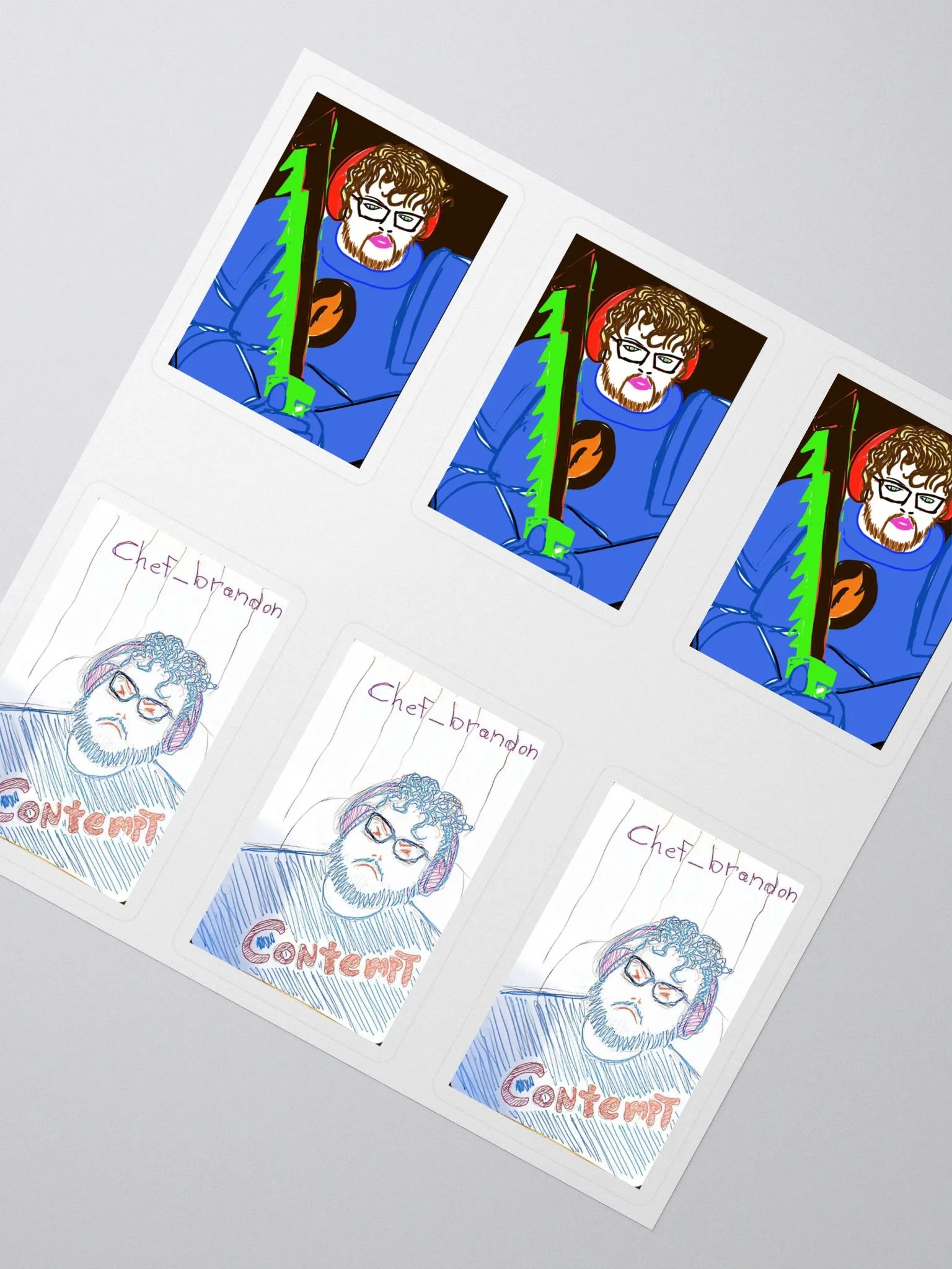 Chef Brandon Stickers product image (2)