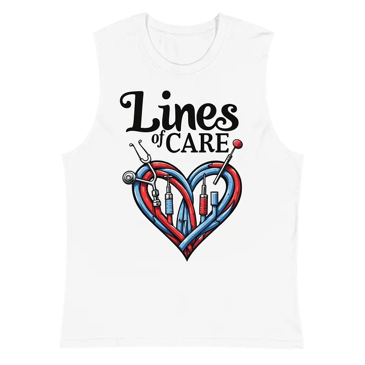 Care Lines Heart Muscle Tank product image (2)