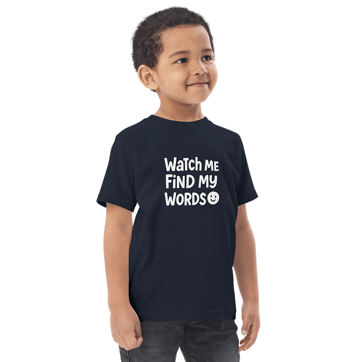 Smiling Words Toddler Jersey product image (6)