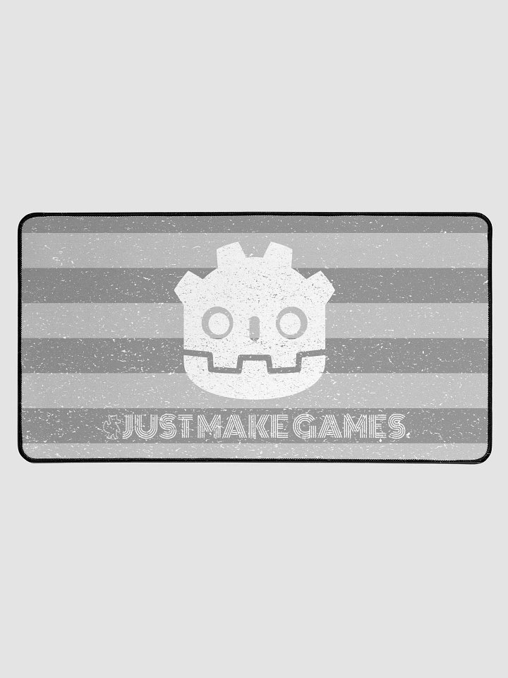DESK MAT - GODOT Grey Stripes 006 product image (1)