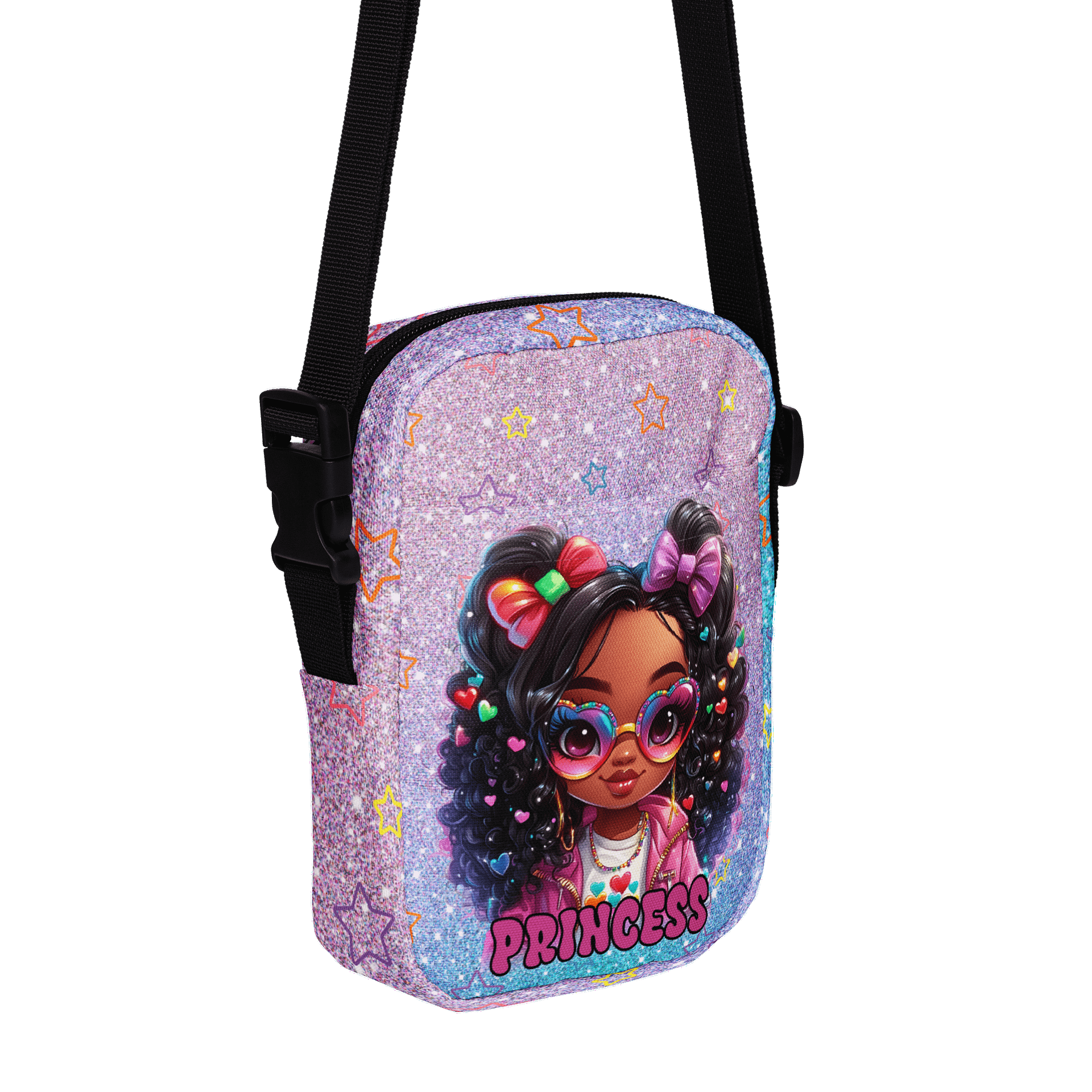 Glittery Princess All-Over Print Crossbody Bag product image (1)