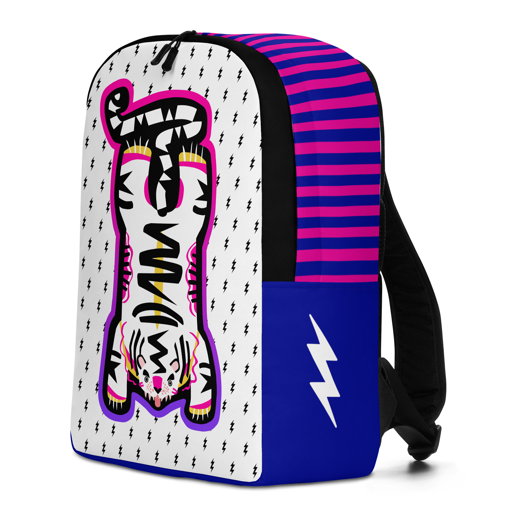 Pink & Blue Tiger Backpack - Electric Tiger Club product image (2)
