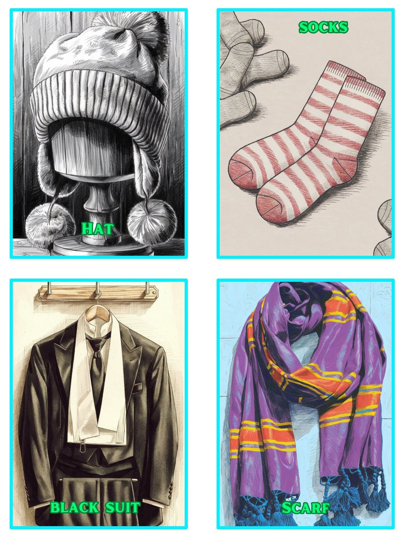 Kids Flashcards: Everyday Objects and Actions product image (3)