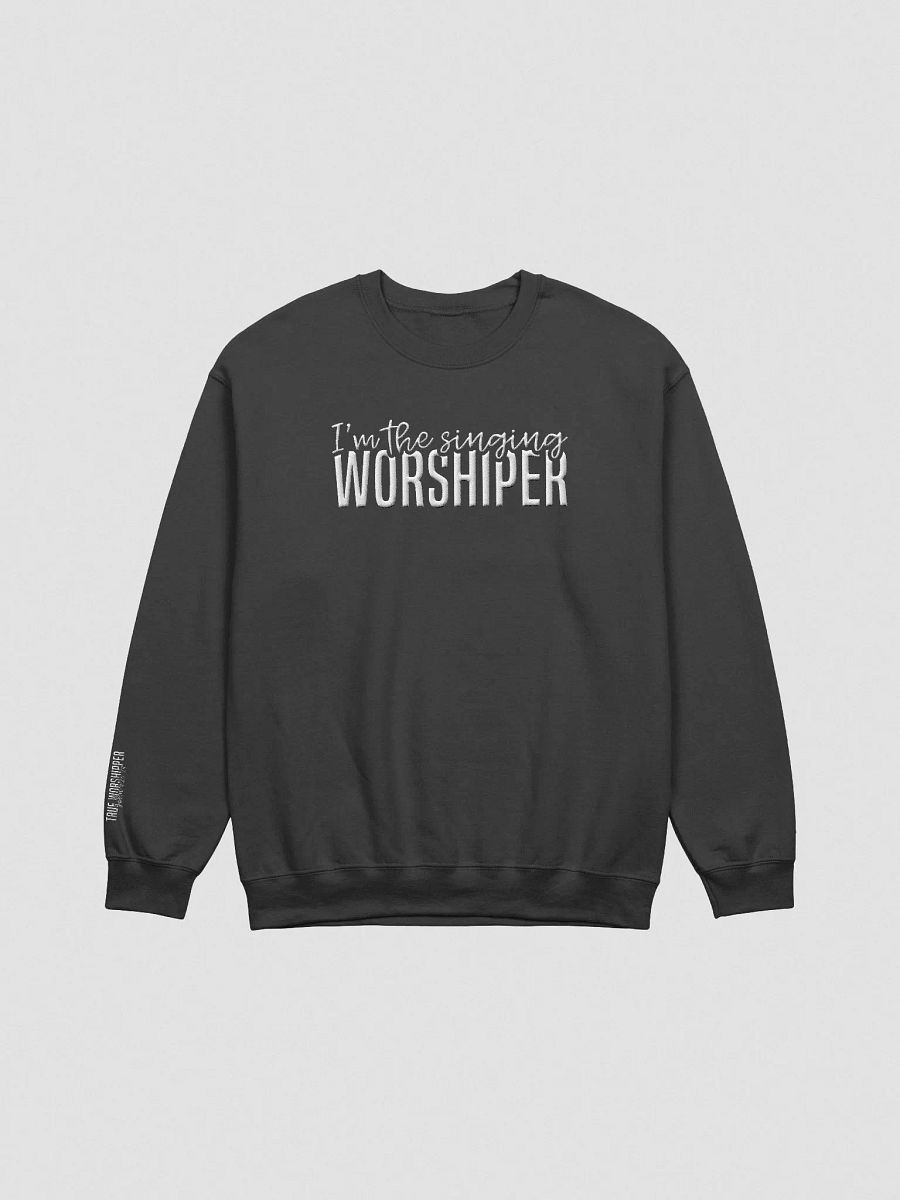 I'm the Singing Worshipper| Unisex Embroidered Sweatshirt | True Worshipper Collection product image (5)