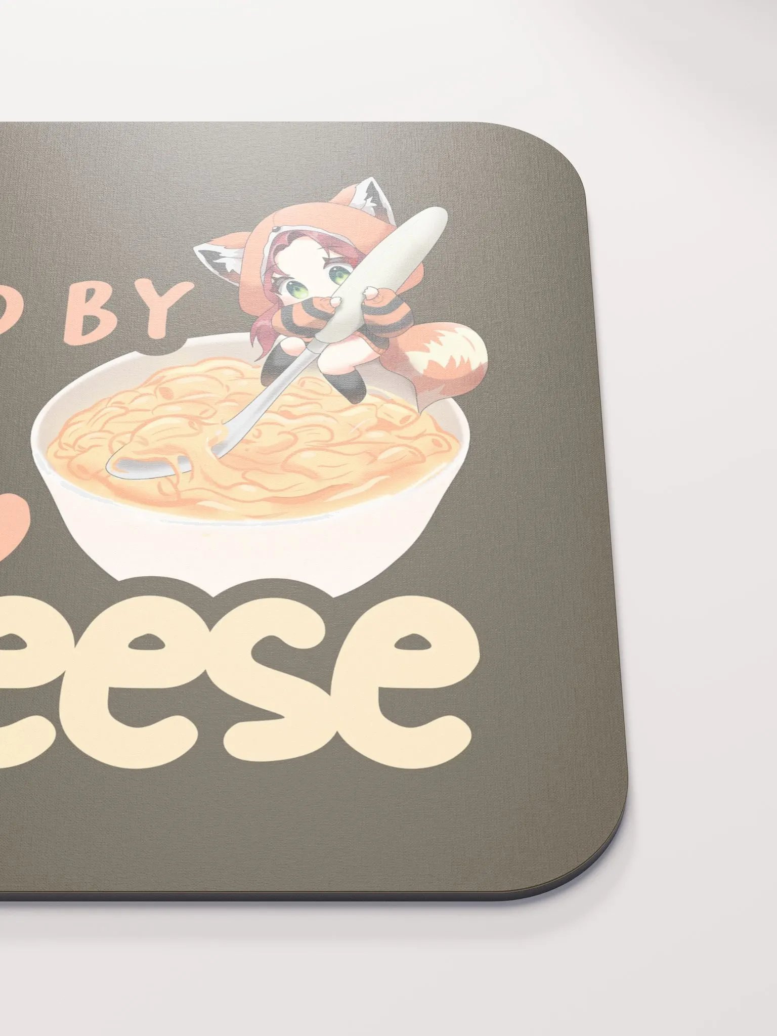 Powered by Mac & Cheese Mousepad product image (5)