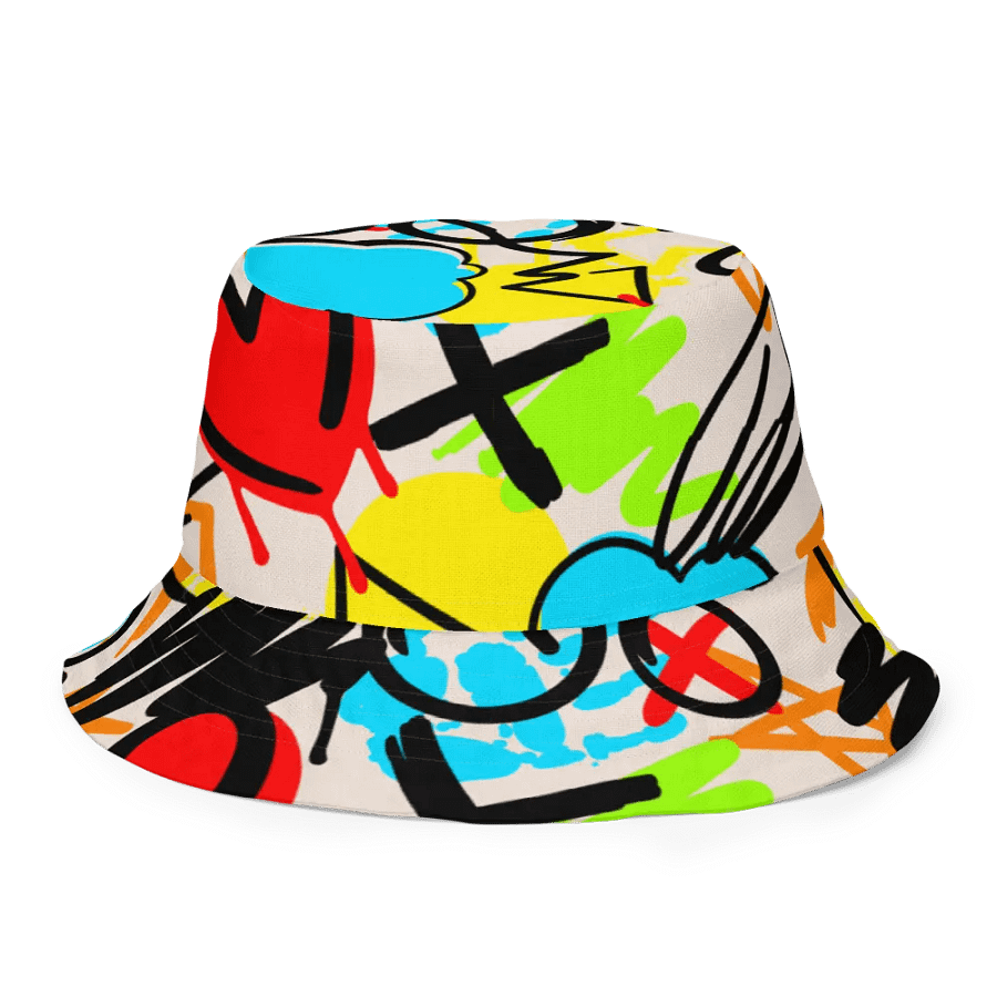Chaos and Color Reversible Bucket Hat product image (8)