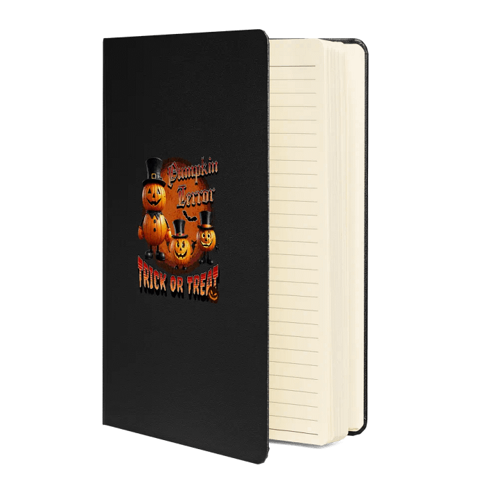 Pumpkin Terror Trick Or Treat Hardcover Notebook product image (2)