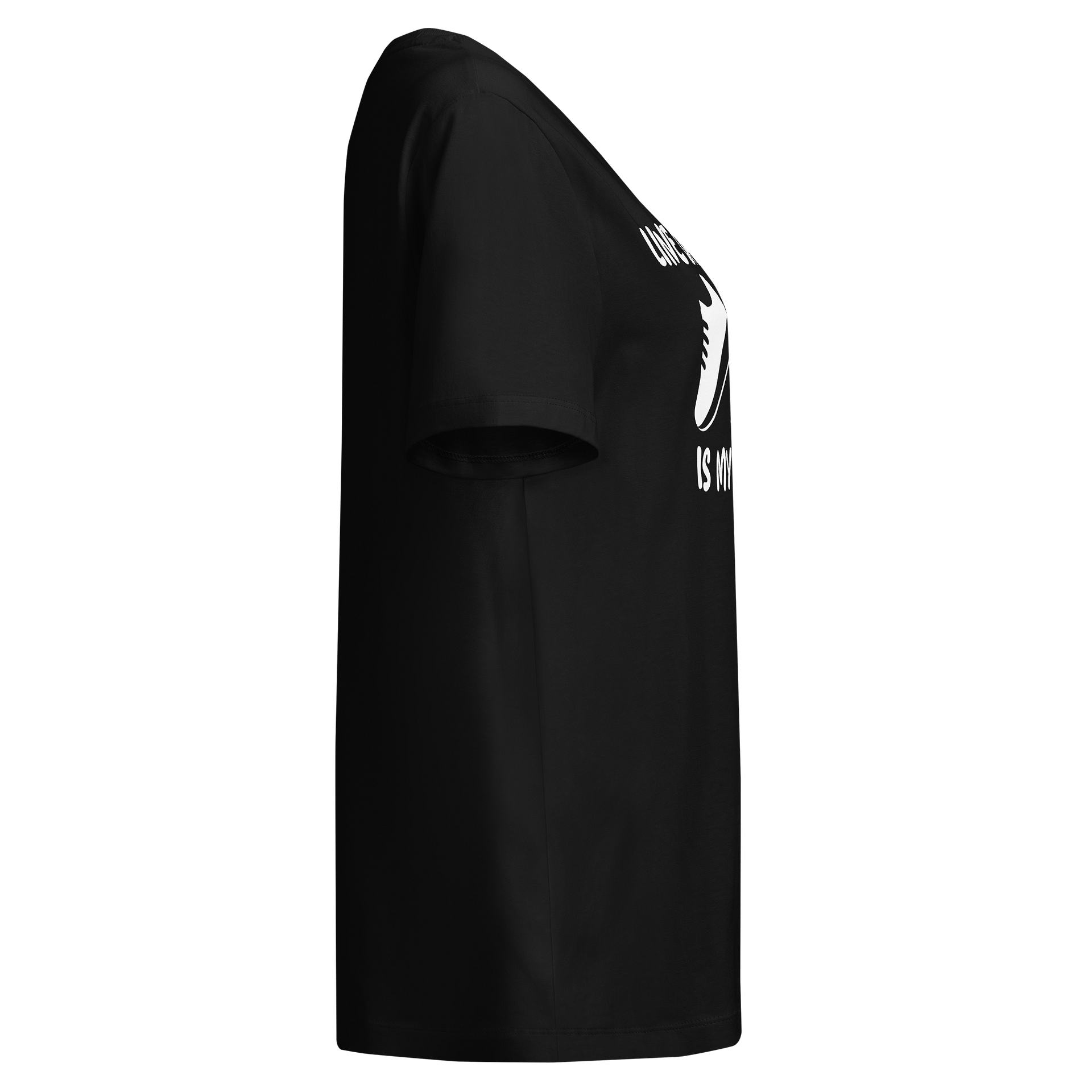 Women's Stanley/Stella Organic Ribbed Neck T-Shirt (Line Dancing is My Cardio) product image (4)