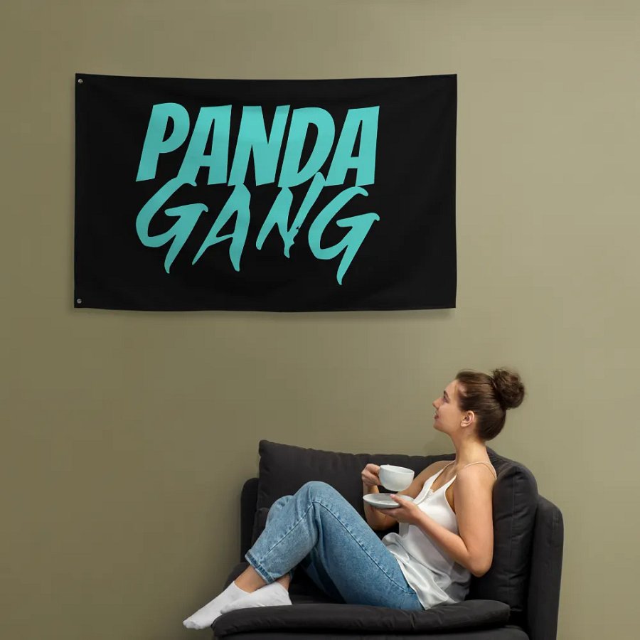 Panda Gang Flag product image (12)