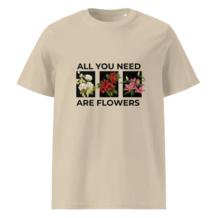 ALL YOU NEED ARE FLOWERS TEE product image (3)