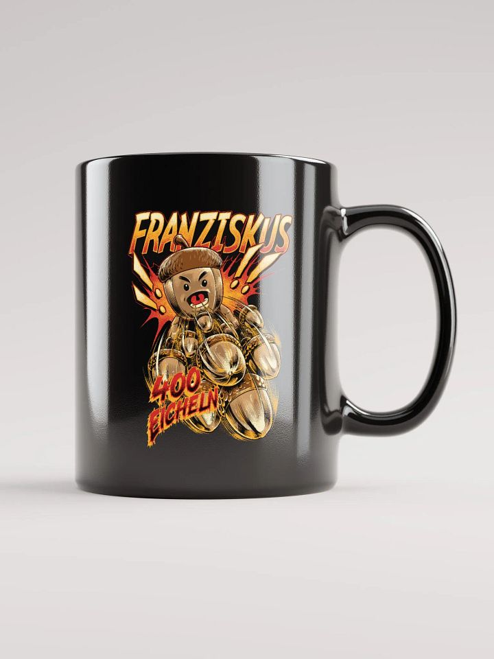 Black Mug: Franziskus / 400 Eicheln product image (1)