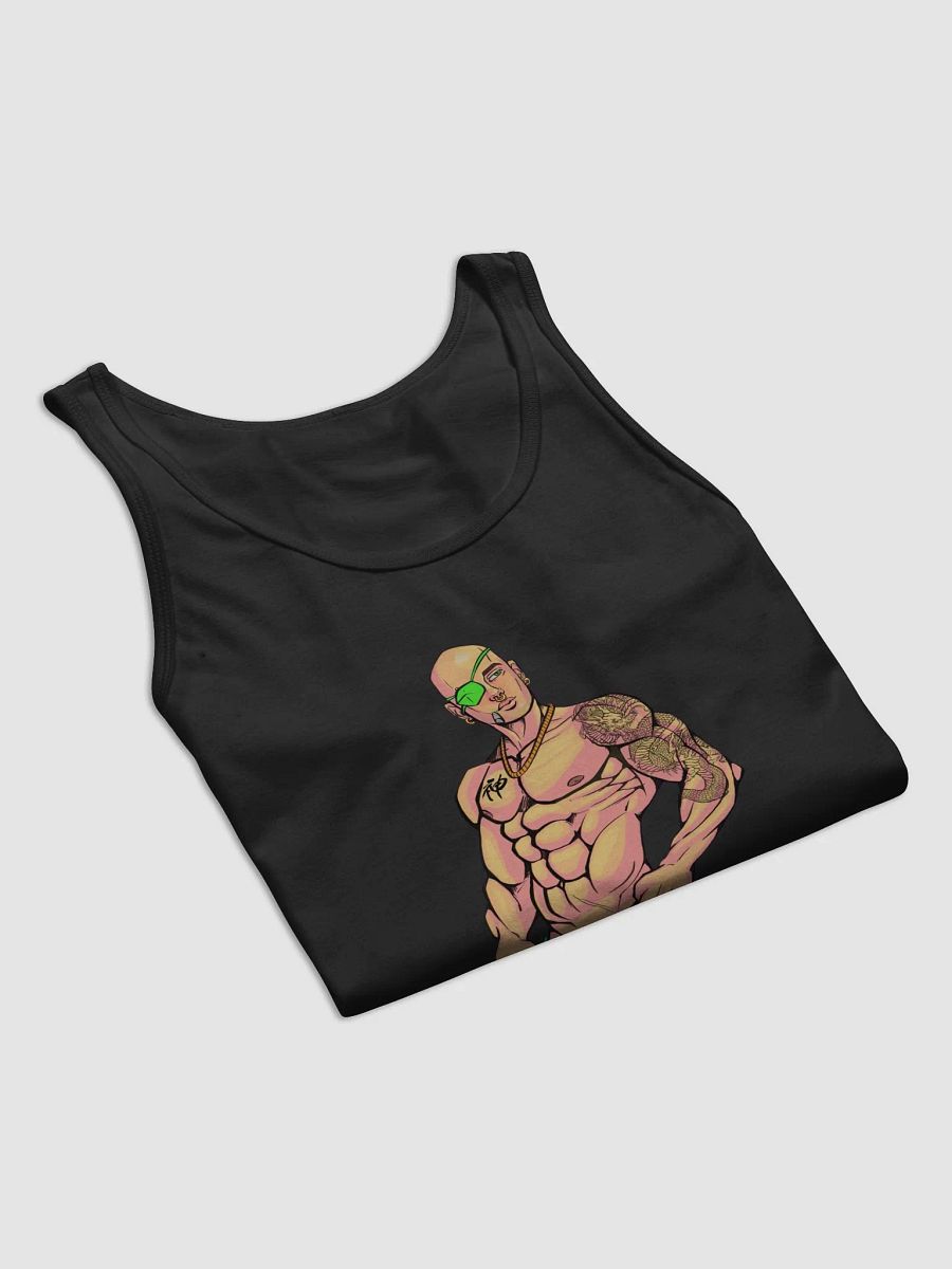 Green pirate eyed GGG Black tank top product image (5)