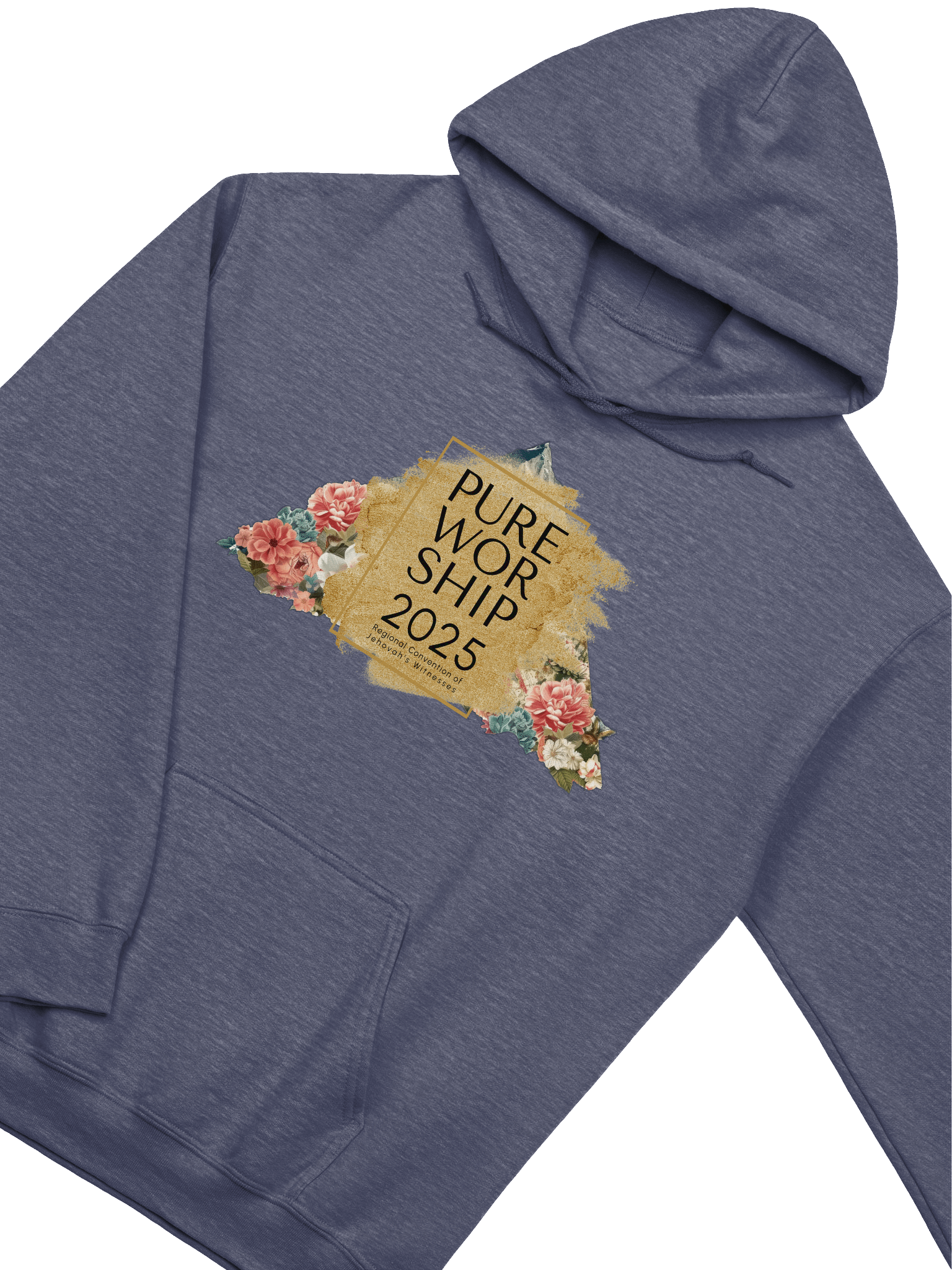 "Pure Worship" 2025 Convention Floral Mountain Hoodie product image (2)