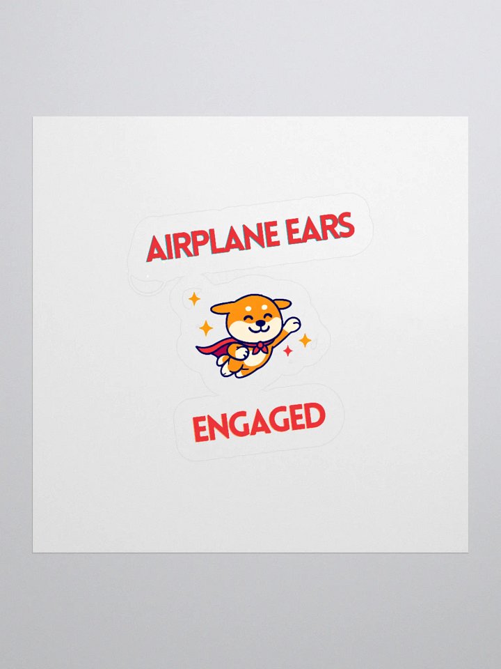Airplane Ears Kiss Cut Stickers product image (3)