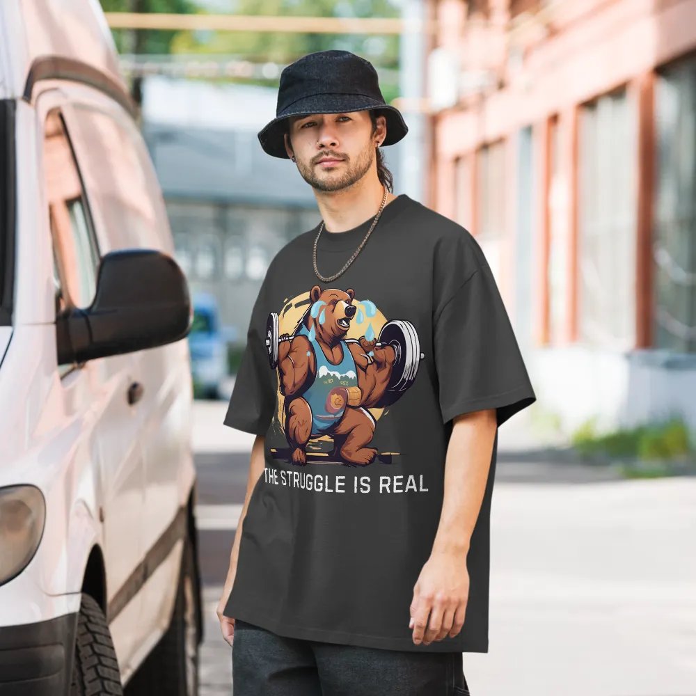 The struggle is real unisex faded T-shirt product image (18)