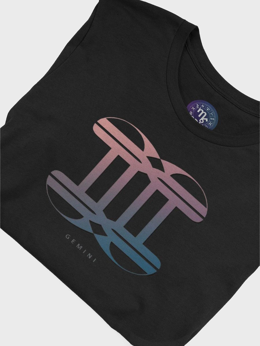 Unisex Gemini Zodiac T-Shirt - Gradient Symbol, Astrology Gift product image (7)