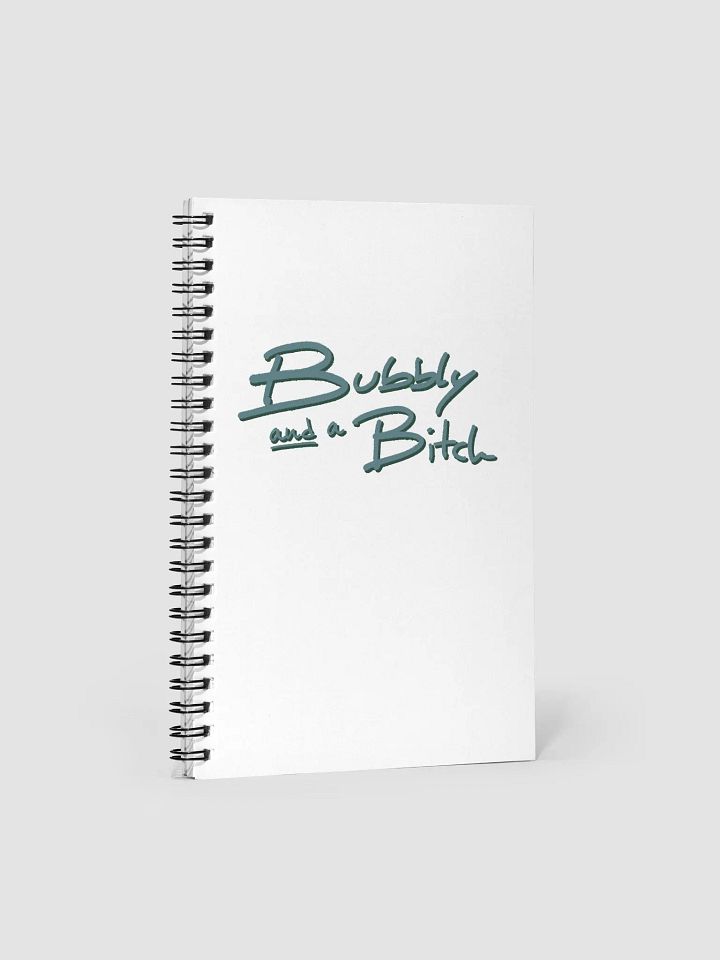 Bubbly and a B*tch (forest shadow design) notebook product image (1)