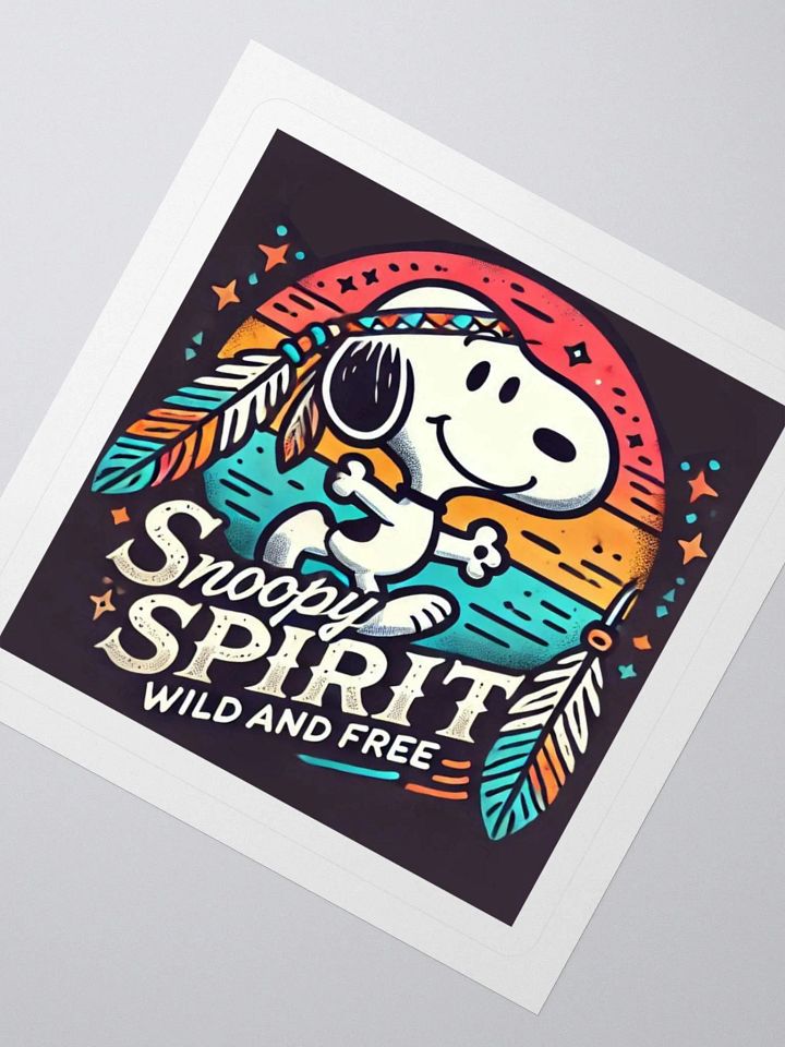 Snoopy Spirit Wild and Free Kiss Cut Stickers product image (6)