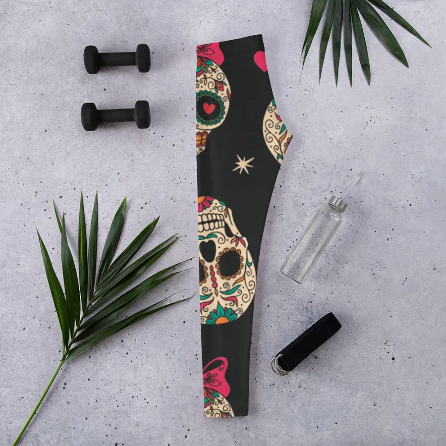 Leggings – Skull Print for Bold & Edgy Style product image (2)